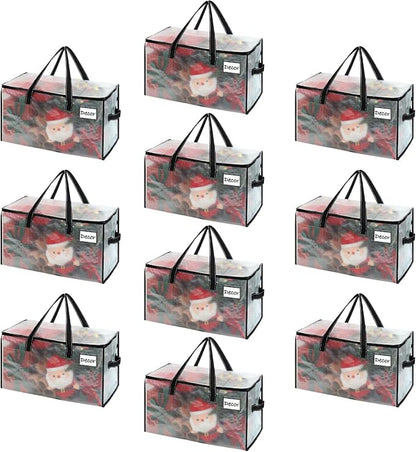 VENO 10 Pack Moving Bags, Comforter and Blanket Storage Bags by Veno