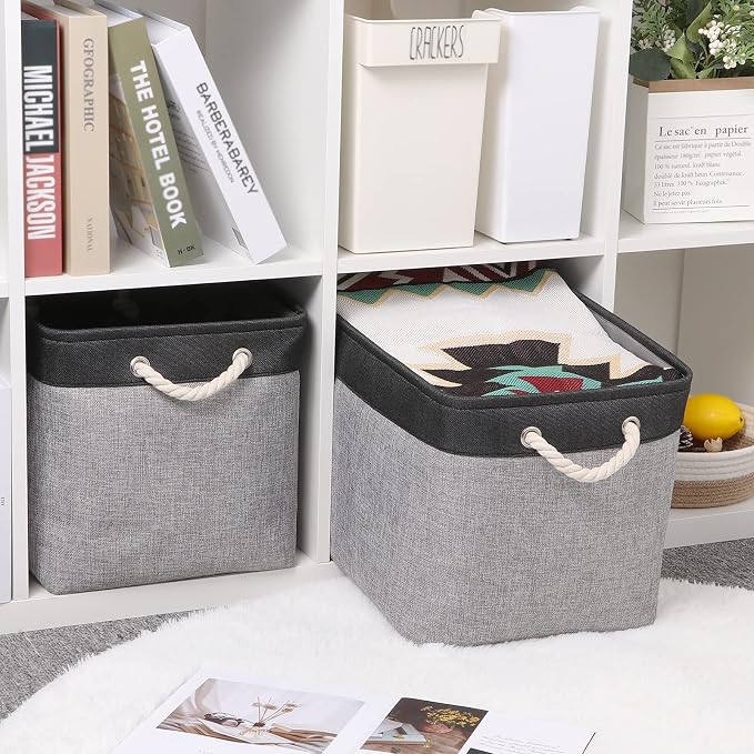 Bidtakay Fabric Storage Baskets - Image 3
