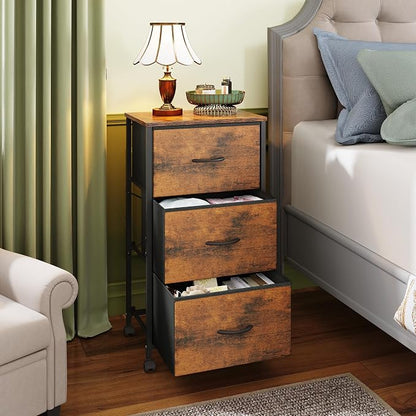 WLIVE Rolling Dresser Nightstand - Image 2