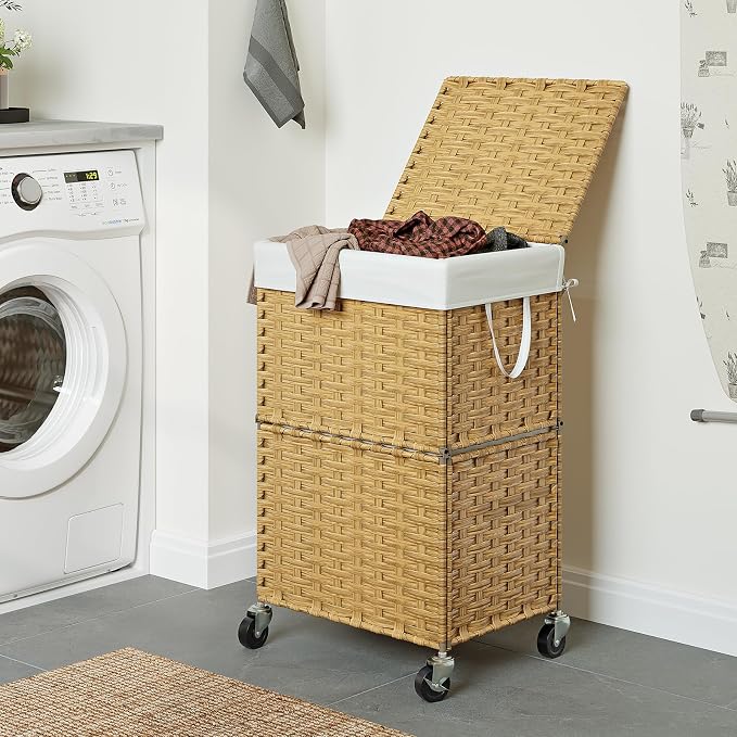 Chrislley 90L Slim Laundry Hamper - Image 2