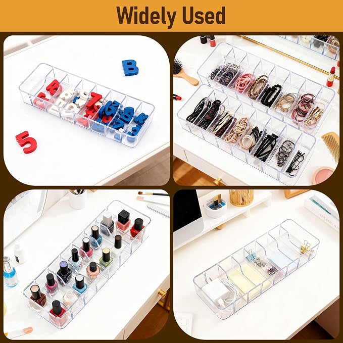 2 Pack Cable Organizer Box, Plastic Cord Storage Box - Image 6