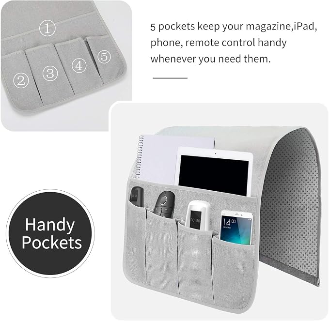 Sofa Armrest Organizer, Remote Control Holder - Image 4