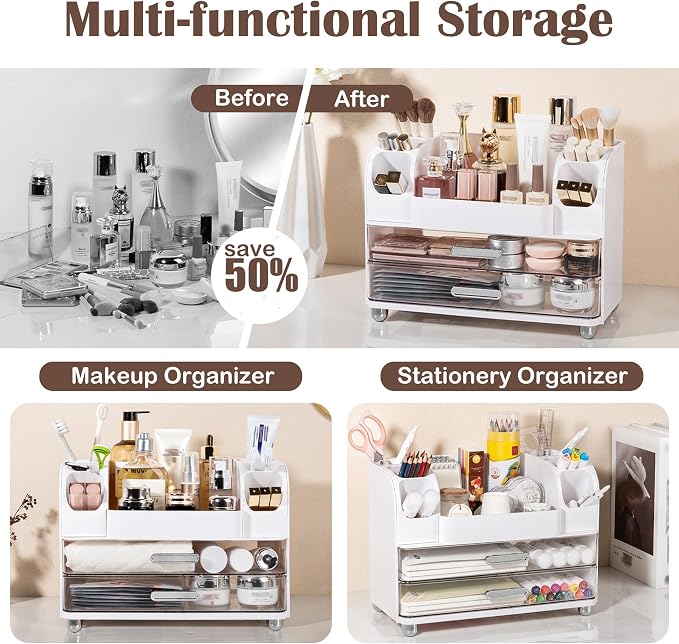 Large Makeup Organizers Countertop - Image 3