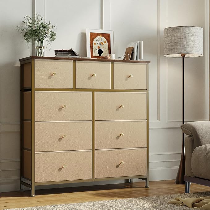 OLIXIS 9 Drawer Tall Dresser for Bedroom, Closet Organizers and Storage | - Image 7