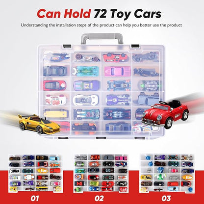 Toy Organizer.72 Compartments.Toy Storage Box Compatible - Image 2