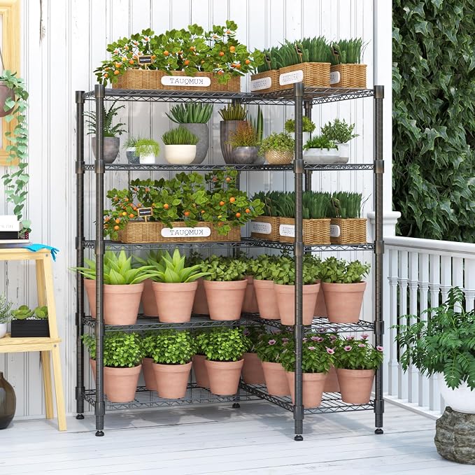 Homdox 5 Tier Storage Shelves Wire Shelving Unit Metal Shelves - Image 6