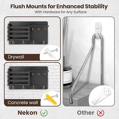 Nekon Mail Holder for Wall Mail Organizer - Image 5