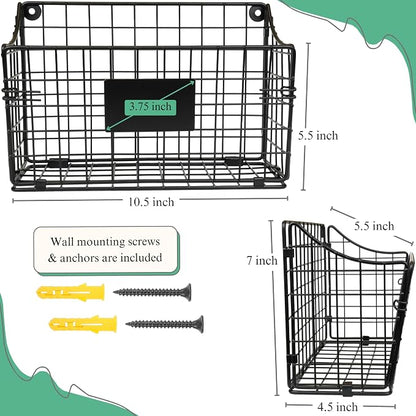 PriZoi® Wall Mount Wire Basket - Image 4