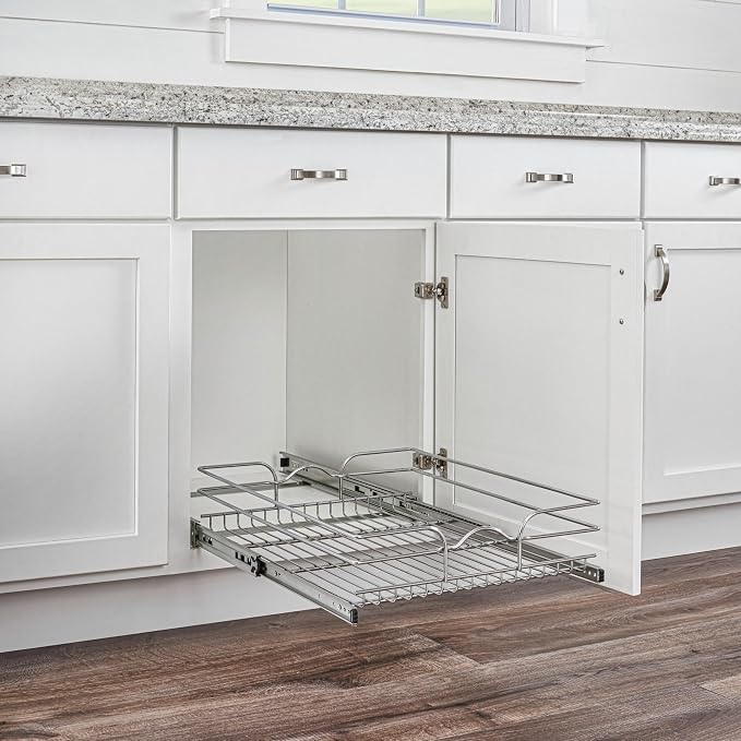 Rev-A-Shelf Kitchen Cabinet Pullout Shelf and Drawer Organizer Slide Out Pantry - Image 9