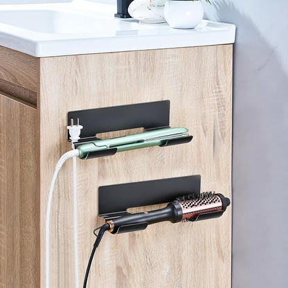 2 PCS Hair Straightener Holder Wall Mount Curling Iron Holder, Hair Dryer - Image 4