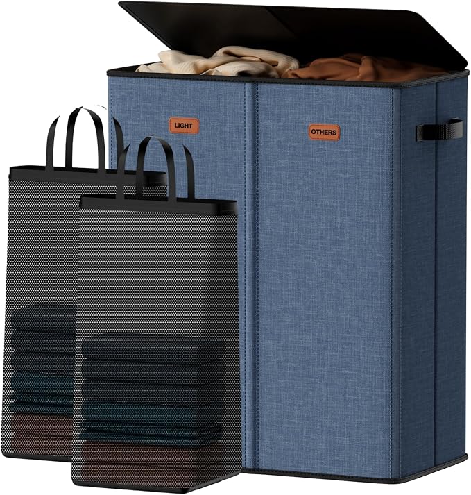 150L Double Laundry Hamper by Vexalora