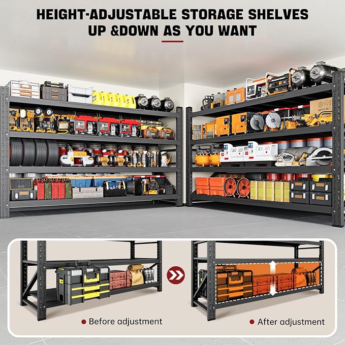 8000LBS Storage Shelves, Shelving Units Industrial Shelving - Image 7