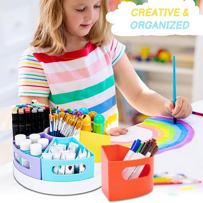 Art Supply Organizer, Extra Large 360° Pencil Caddy - Image 3