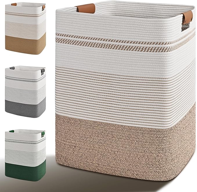 Laundry Hamper, 95L Tall Laundry Basket by Degeyoyo