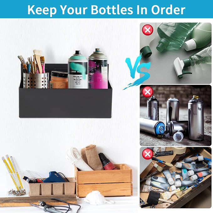 Magnetic Aerosol Spray Can Holder, Magnet Toolbox Bottle Holder, Tool Box - Image 5