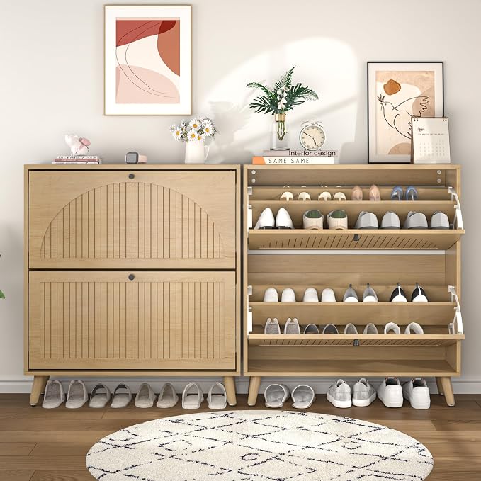 Fsbecl Shoe Storage Cabinet for Entryway - Image 8