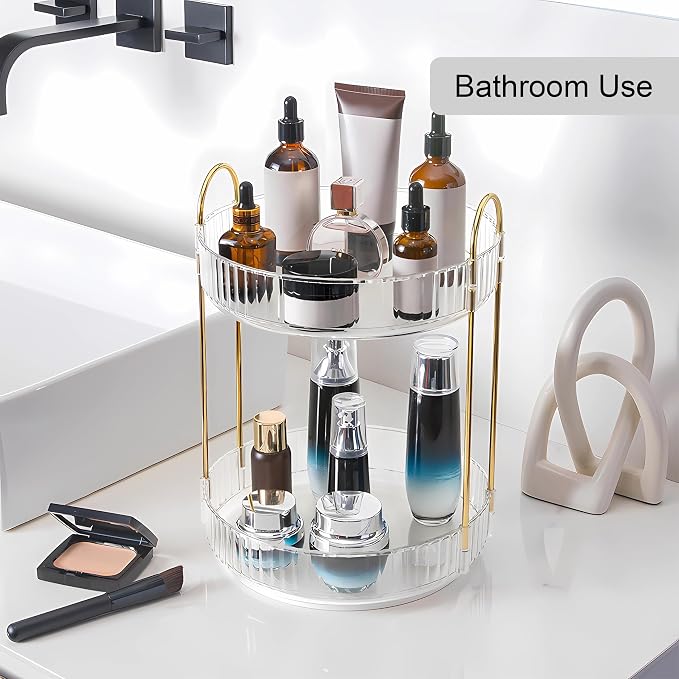 YCIA&DONE 360 Rotating Makeup Organizer and Storage - Image 6