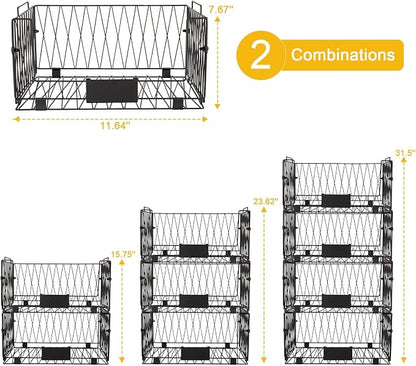 2 PACKS XXL Kitchen Organization and Storage Pantry Baskets, Fruit & Vegetable - Image 3