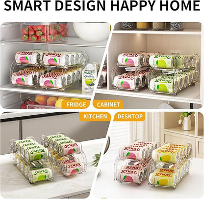 Drink Organizer for Fridge, Soda Can Organizer Dispenser for Refrigerator - Image 5