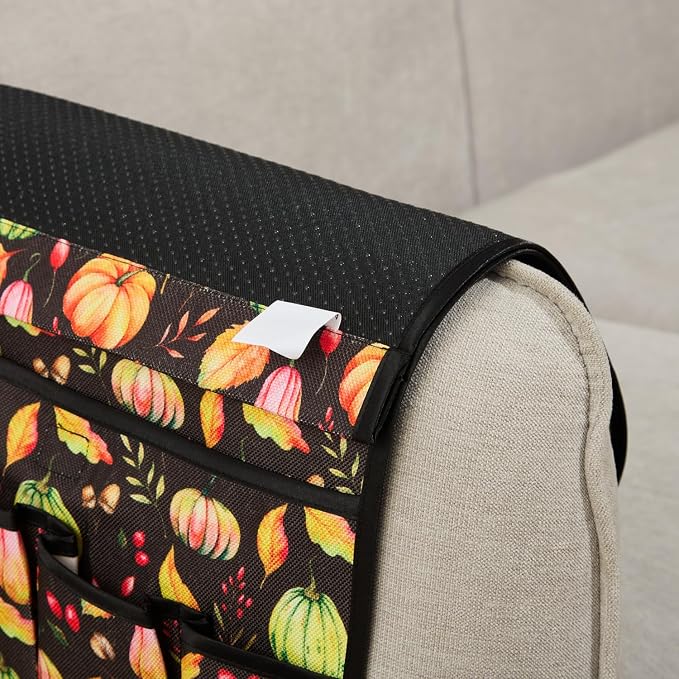 FLYILY Sofa Armrest Organizer Non-Slip Arm Chair Hanging Caddy Remote Control - Image 4