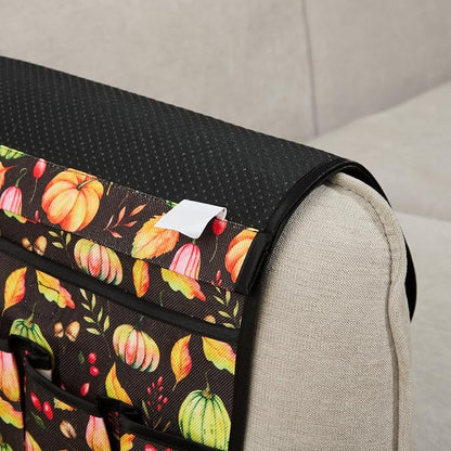 FLYILY Sofa Armrest Organizer Non-Slip Arm Chair Hanging Caddy Remote Control - Image 4