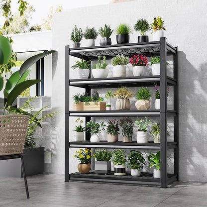 71"Hx35"Wx16"D Wire Garage Shelving-2500LBS 5 Tier Storage Shelves, Adjustable - Image 2