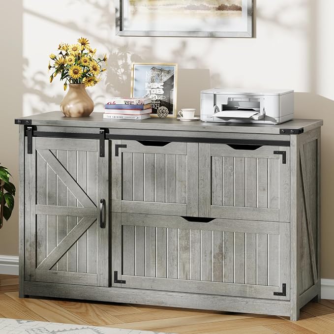 Halitaa 47.8” Farmhouse File Cabinet - Image 5