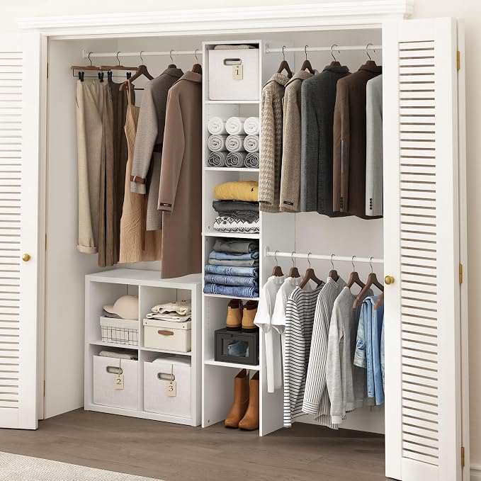 Furinno FANO Closet Organizers and Storage, 5-Tier Closet Storage Organizer - Image 2
