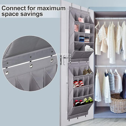 FENTEC 2 Pack Over the Door Shoe Organizer, Hanging Shoe Organizer Rack - Image 4