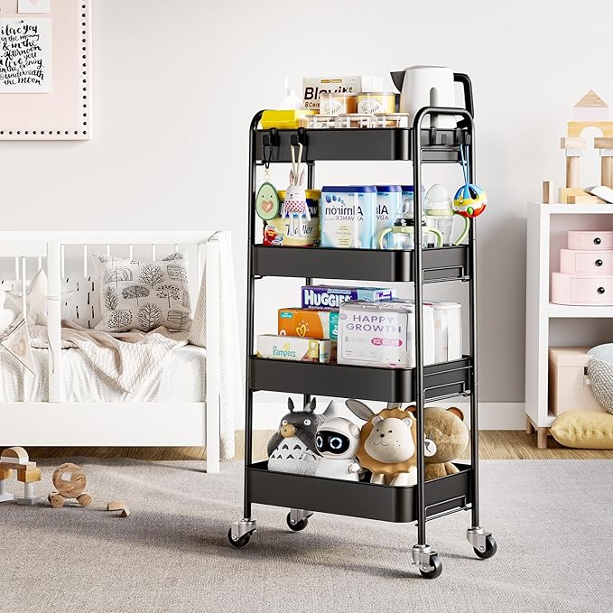 TOOLF 4-Tier Rolling Cart - Image 7