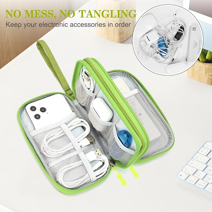 FYY Travel Cable Organizer Pouch Electronic Accessories Carry Case Portable - Image 5