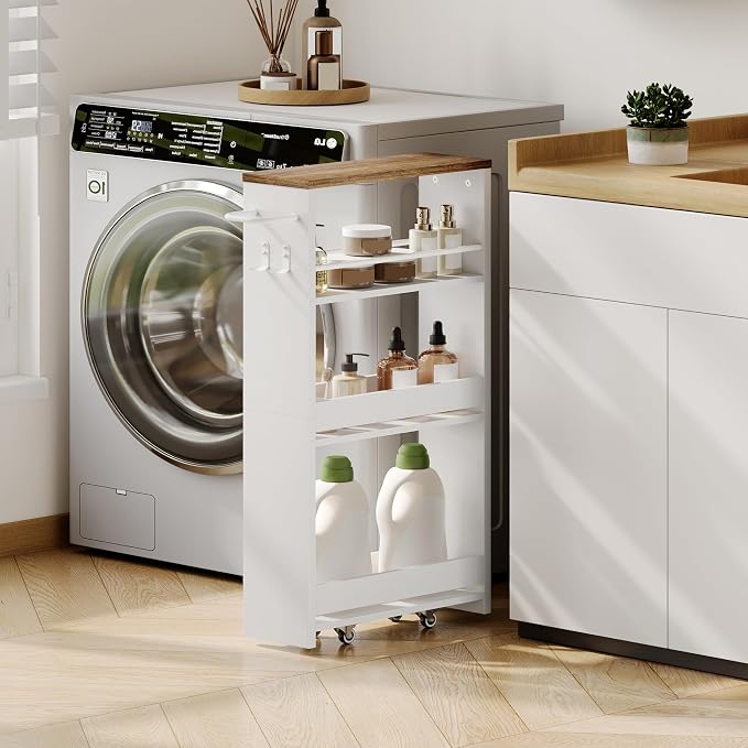 ChooChoo 4-Tier Slim Storage Cart - Image 3