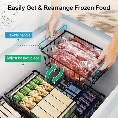 iSPECLE Chest Freezer Organizer Bins - Image 4