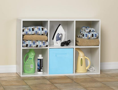 ClosetMaid Cubeicals 6 Cube Storage Shelf Organizer Bookshelf, Vertical or - Image 8