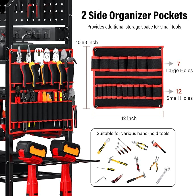 TC-HOMENY Power Tool Organizer Cart - Image 5