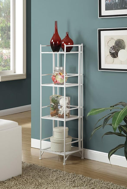 Convenience Concepts Xtra Storage 4 Tier Folding Metal Shelf - Image 2