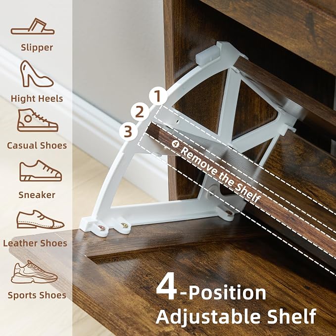LEYAOYAO Shoe Cabinet Storage for Entryway - Image 3