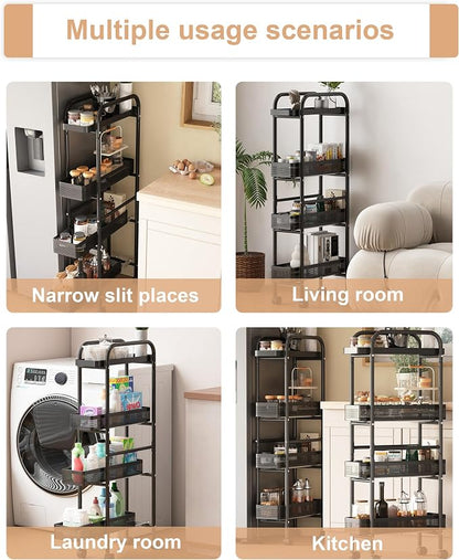 UMDONX Slim Storage Cart 4 Tier - Image 8