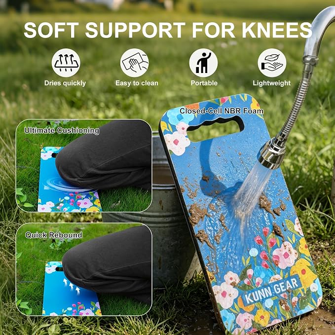 KUNN 5 Gallon Garden Bucket Tool Organizer & Kneeling Pad Set, 18-Pocket Heavy - Image 4