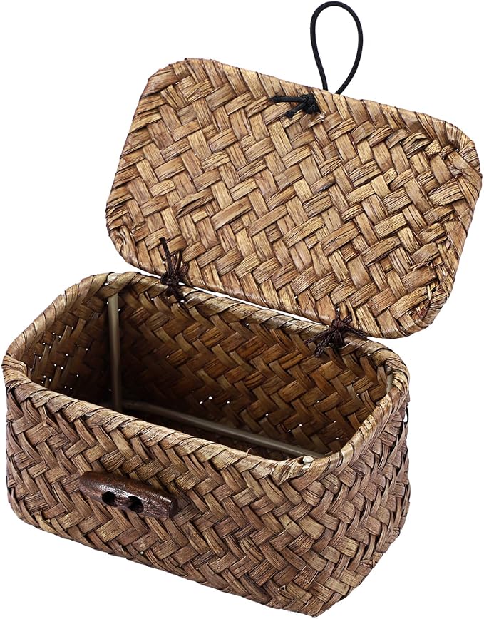 Hipiwe Mini Seagrass Basket Box by Hipiwe