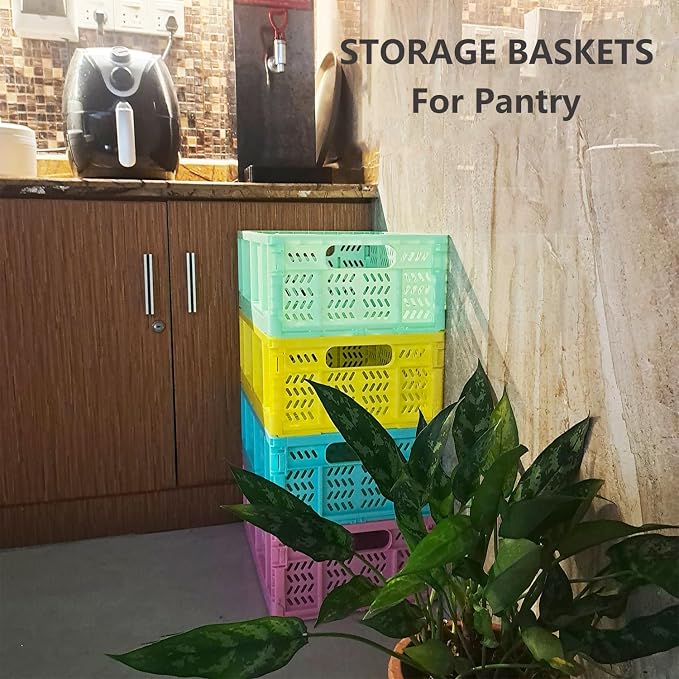 20L Folding Crate, Collapsible Storage Crates - Image 5