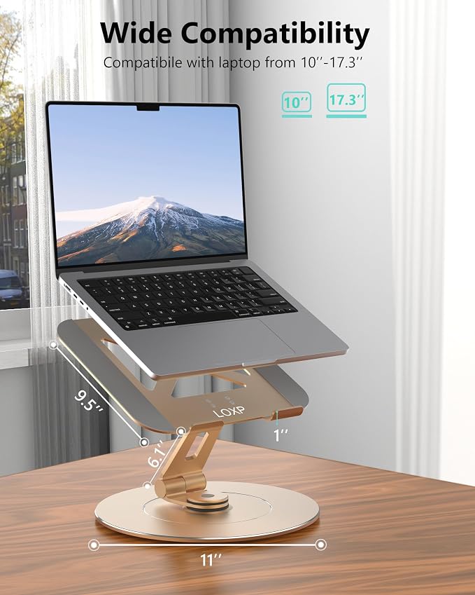 Ultra-Stable Swivel Laptop Stand - Image 5