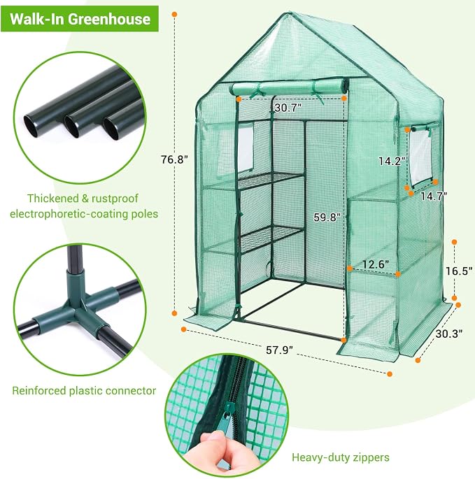 Ohuhu Greenhouse for Outdoors - Image 6