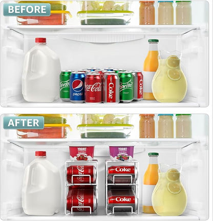 Sorbus Soda Can Rack Beverage Dispenser – Dispenses 12 Standard Size 12oz Soda - Image 6