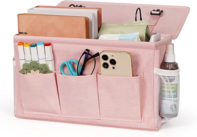 Bedside Caddy Storage Organizer by Loghot