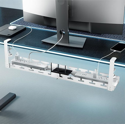 ARES WING 17"-28.7" Extendable Under Desk Cable Management Tray by ARESWING