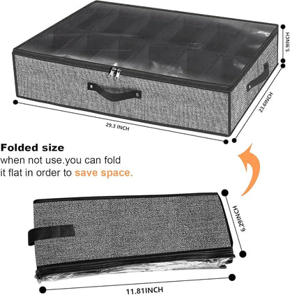 homyfort Under Bed Shoe Storage Organizer - Image 2