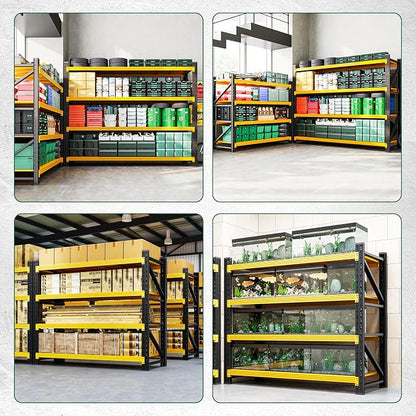 Letaya 3000LBS Heavy Duty Storage Shelves, 4 Tier Large Tall Industrial Shelving - Image 6