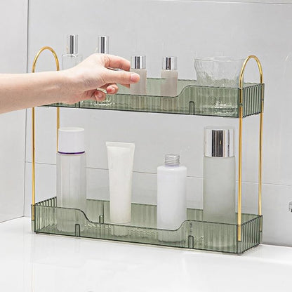 YCIA&DONE 2 Tiers Narrow Vanity Makeup Organizer, Bathroom Organizers - Image 5