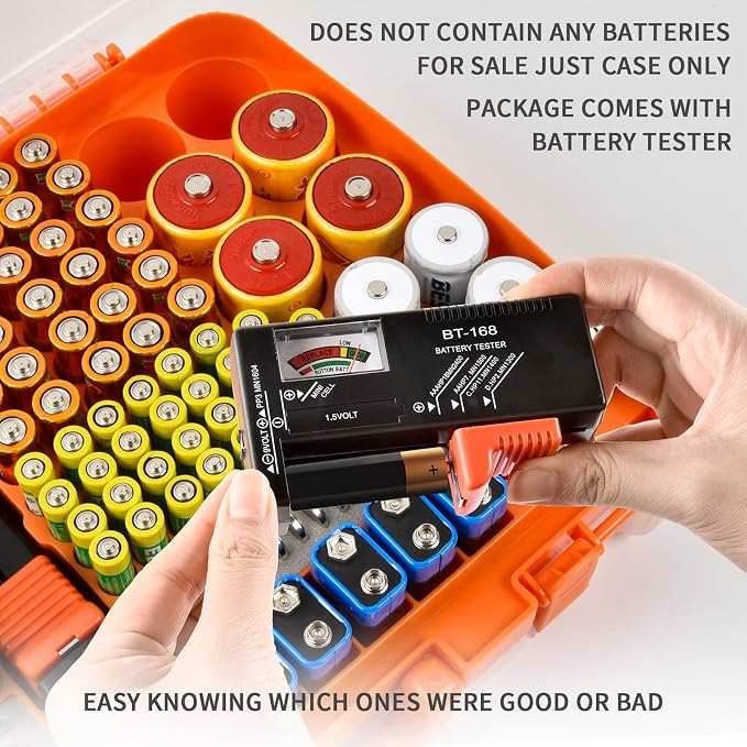 Battery Organizer Storage Holder Box Case - Image 6